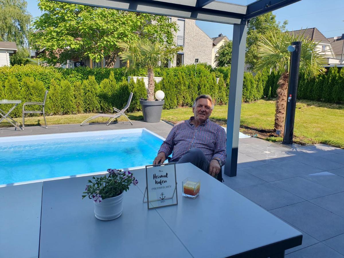 Grosszuegige Unterkunft Mit Terrasse Oberbrechen Dış mekan fotoğraf