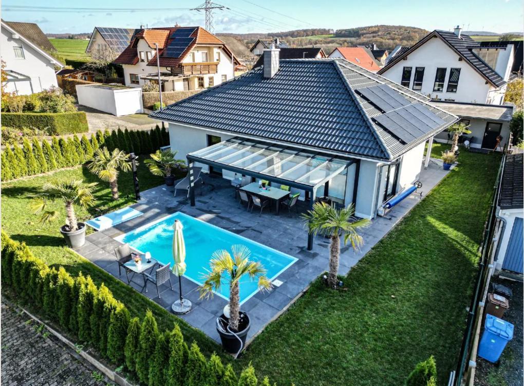 Grosszuegige Unterkunft Mit Terrasse Oberbrechen Dış mekan fotoğraf