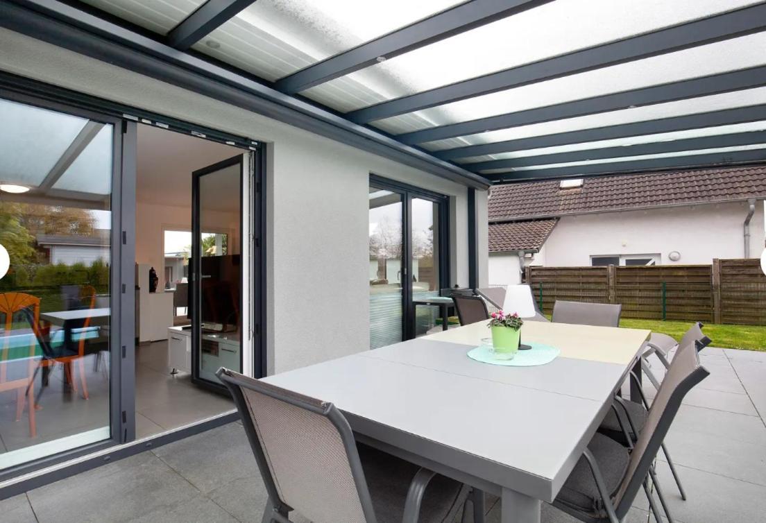 Grosszuegige Unterkunft Mit Terrasse Oberbrechen Dış mekan fotoğraf